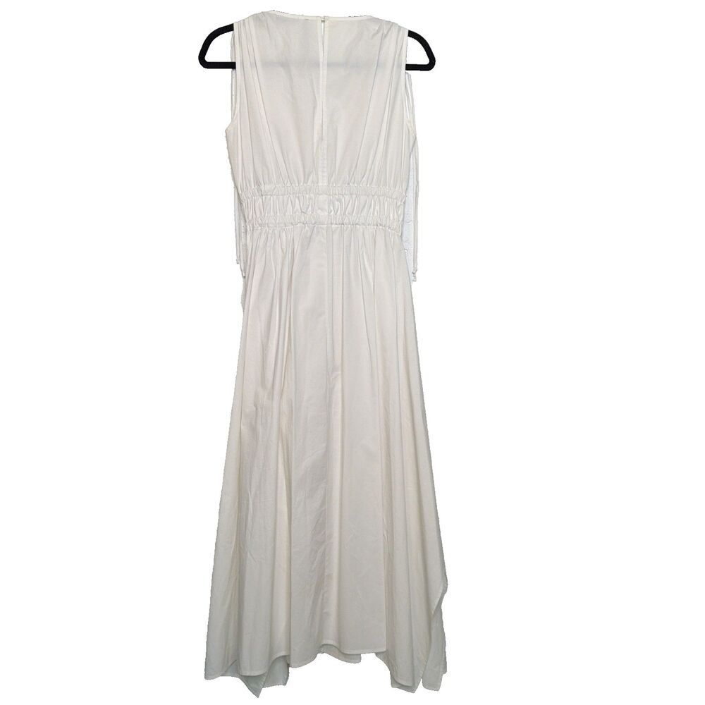 Marella Maxi Dress Faux Wrap Shirred Waist 6 Wedding Weekend Quiet Lux Ethereal